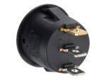 Διακόπτης Rocker OFF-ON 3 Pin SPST, Φωτιζόμενος Κόκκινος 10A/250VAC, Φ20.2mm SCI R13-112B-02-BR-2D-N-2 - Image 2