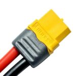 Βύσμα ΧΤ60 Τροφοδοσίας DC 30Α Θηλυκό 2 Pin Κολλητό Καλωδίου 3mm² με Κάλυμμα Amass XT60H-F - Image 2
