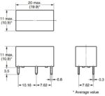 Ρελέ Ηλεκτρομαγνητικό 5VDC 5A 1 Επαφής N.O + 1 N.C 6 Pin για PCB Omron G6B-2114P-US 5VDC - Image 3