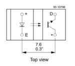 Optocoupler Πομπός-Δέκτης 70V 950nm 4mA Vishay TCST2103 - Image 2