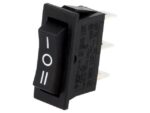 Διακόπτης Rocker ON-OFF-ON 3 Pin SP3T, 10A/250VAC, για Άνοιγμα 30.4x11.2mm SCI R13-91-AC