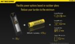 NiteCore F1 Φορτιστής USB 1 Μπαταρίας Li-Ion/Ni-MH/Ni-CD με Λειτουργία Powerbank - Image 4