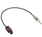 Adaptor Κεραίας Αυτοκινήτου BMW DIN Αρσενικό σε Fakra Θηλυκό με Καλώδιο 23cm Μαύρο 4CarMedia ZRS-BMW-DIN