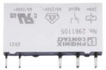 Ρελέ Ηλεκτρομαγνητικό 24VDC 6A 1 Επαφής N.C+N.O 5 Pin για PCB Phoenix Contact 2961105 - Image 2