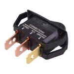 Διακόπτης Rocker OFF-ON 3 Pin SPST, Φωτιζόμενος 12VDC/25A LED Κόκκινο, για Άνοιγμα 29x11.6mm SCI R13-242L-01-BBR - Image 2
