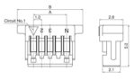 Βύσμα Σήματος JST SHR Θηλυκό 4 Pin με Βήμα 1mm για Καλώδιο, Χωρίς Επαφές SHR-04V-S-B - Image 3