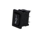 Διακόπτης Rocker ON-OFF-ON 3 Pin SP3T, 10A/250VAC, για Άνοιγμα 19.4x13mm SCI R13-66D-02-BB-77D
