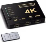 HDMI Switch 5 Eίσοδοι / 1 Έξοδος 4K με Τηλεχειριστήριο Anga PS-305-4K