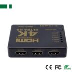 HDMI Switch 5 Eίσοδοι / 1 Έξοδος 4K με Τηλεχειριστήριο Anga PS-305-4K - Image 2