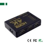 HDMI Switch 5 Eίσοδοι / 1 Έξοδος 4K με Τηλεχειριστήριο Anga PS-305-4K - Image 3