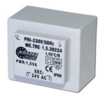Μετασχηματιστής PCB Κλειστού Τύπου Π: 230VAC Δ: 24VAC 1.5VA Amarad TRM-240-15