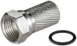 Βύσμα F Αρσενικό Twist-On Καλωδίου Φ6.8mm με Λάστιχο Μεταλλικό 271-103 - Image 3