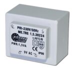 Μετασχηματιστής PCB Κλειστού Τύπου Π: 230VAC Δ: 9VAC 1.5VA Amarad TRM-090-15