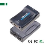 Μετατροπέας HDMI In / Scart Out με Τροφοδοτικό Μαύρο Anga PS-A3025A