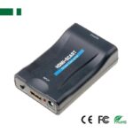 Μετατροπέας HDMI In / Scart Out με Τροφοδοτικό Μαύρο Anga PS-A3025A - Image 2