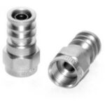 Βύσμα F Αρσενικό Πρεσαριστό Καλωδίου Φ3.6mm Μεταλλικό Cavel F41 F - Image 2