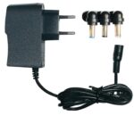 Τροφοδοτικό Πρίζας Switching 12VDC 1A με 3 Βύσματα LAT-12V-1A
