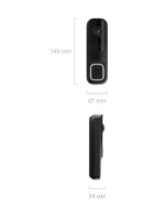 Ajax Systems Doorbell White Wi-Fi Κουδούνι Πόρτας με Κάμερα 4MP 155° HDR, AI, PIR, IP54 Λευκό 66390 - Image 5