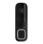 Ajax Systems Doorbell Black Wi-Fi Κουδούνι Πόρτας με Κάμερα 4MP 155° HDR, AI, PIR, IP54 Μαύρο 66391
