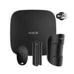 Ajax StarterKit Plus Ασύρματο Σύστημα Συναγερμού 868MHz με Wi-Fi, LAN & GSM, 1x Μαγνητική Επαφή 1x Ανιχνευτή Κίνησης PIR & 1x Τηλεχειριστήριο, Μαύρο