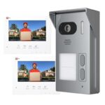 CGate Geo Double ΚΙΤ Θυροτηλεόρασης 2 Διαμερισμάτων 2MP με Έγχρωμη Οθόνη 7″ Τεχνολογία 2 Καλωδίων