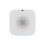 iDS Onyyx Ασύρματη Εξωτερική Σειρήνα 105dB IP54 με Flash Μπλε Χρώματος 172x172x40mm Λευκή
