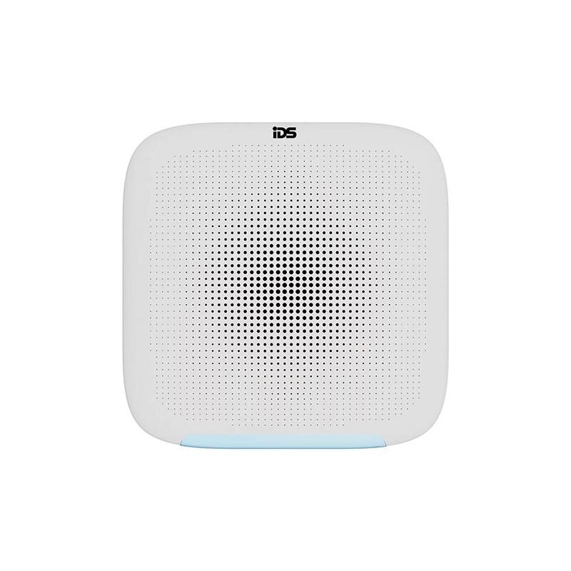 37999959-o1.jpg iDS Onyyx Ασύρματη Εξωτερική Σειρήνα 105dB IP54 με Flash Μπλε Χρώματος 172x172x40mm Λευκή - Image 1
