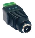 Βύσμα DC 5.5x2.1mm Αρσενικό Καλωδίου με Κλέμμα CV-DC002-2