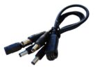 CV-PL-004 Καλωδίωση από Αρσενικό Βύσμα DC 5.5x2.1mm σε 4 Θηλυκά 5.5x2.1mm για Τροφοδοσία 4 Καμερών από 1 Τροφοδοτικό