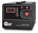 Amarad SVR-1000VA Σταθεροποιητής Τάσης Relay 1000VA / 600W με 1 Πρίζα Σούκο, Ψηφιακές Ενδείξεις