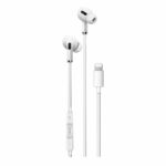 XO In Ear Handsfree με Βύσμα Lightning 1.25m Λευκά XO-EP24