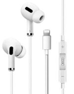 XO In Ear Handsfree με Βύσμα Lightning 1.25m Λευκά XO-EP24 - Image 3