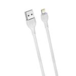 ΧΟ ΝΒ200 Καλώδιο Φόρτισης & Data Lightning σε USB-A για iPhone 2m 10W 2.1A Λευκό