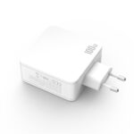 XO Ταχυφορτιστής Πρίζας με 2x USB-C Power Delivery 100W Max. & 1x USB-A Quick Charge 3.0 18W Τεχνολογίας GaN Λευκός CE14 - Image 3