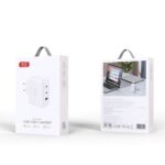 XO Ταχυφορτιστής Πρίζας με 2x USB-C Power Delivery 100W Max. & 1x USB-A Quick Charge 3.0 18W Τεχνολογίας GaN Λευκός CE14 - Image 5