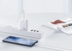 XO Ταχυφορτιστής Πρίζας με 2x USB-C Power Delivery 45W Max. & 1x USB-A Quick Charge 3.0 18W Λευκός L117 - Image 2