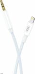 Καλώδιο Lightning σε 3.5mm Stereo Αρσενικό 1m Λευκό XO NB-R211A