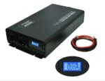 Yucoo Inverter Καθαρού Ημιτόνου 12VDC σε 220VAC 3000W με Οθόνη LCD YK-3000L-12
