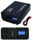Yucoo Inverter Καθαρού Ημιτόνου 24VDC σε 220VAC 600W με Οθόνη LCD YK-600L-24