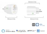 Έξυπνη Πρίζα Wi-Fi για Μέτρηση Κατανάλωσης & Έλεγχο Τροφοδοσίας Συσκευών έως 3520W Λευκή Amarad BX-WF052-G - Image 3