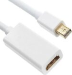 Adaptor mini DisplayPort v1.2 In Αρσενικό σε HDMI Θηλυκό Λευκό 371-048