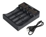 LiitoKala Lii-402 Φορτιστής USB 4 Μπαταριών Li-Ion/Ni-MH/Ni-CD με 4 Κανάλια Φόρτισης & Λειτουργία Powerbank - Image 2