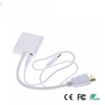 Μετατροπέας HDMI In / VGA Out με Ήχο Λευκό Anga QA-C101A - Image 2