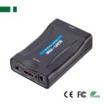 Μετατροπέας Scart In / HDMI Out με Τροφοδοτικό Μαύρο Anga PS-A3026A - Image 2