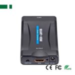 Μετατροπέας Scart In / HDMI Out με Τροφοδοτικό Μαύρο Anga PS-A3026A - Image 3