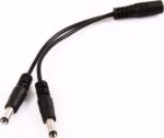 Anga Καλωδίωση από Αρσενικό Βύσμα DC 5.5x2.1mm σε 2 Θηλυκά 5.5x2.1mm για Τροφοδοσία 2 Καμερών από 1 Τροφοδοτικό 552-068