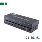 HDMI Matrix 4 Είσοδοι / 2 Έξοδοι με Tηλεχειριστήριο 4K 3D HDCP Μαύρο Anga PS402HD