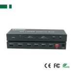 HDMI Matrix 4 Είσοδοι / 2 Έξοδοι με Tηλεχειριστήριο 4K 3D HDCP Μαύρο Anga PS402HD - Image 4
