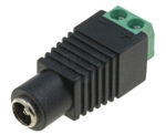 Βύσμα DC 5.5x2.1mm Αρσενικό Καλωδίου με Κλέμμα Anga 552-089