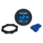 Ψηφιακό Βολτόμετρο Πίνακα 3 Ψηφίων 5÷30VDC Φ25mm Μαύρο